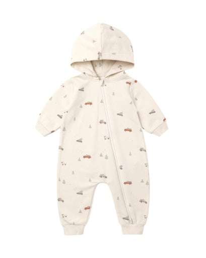 HOODED JUMPSUIT HOLIDAY DRIVE