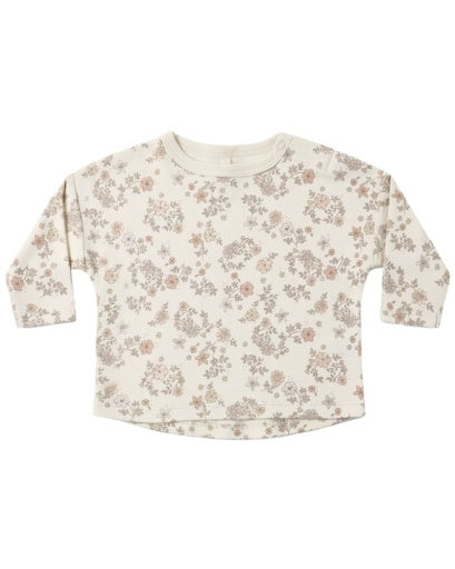 LONG SLEEVE TEE FLORAL VINE