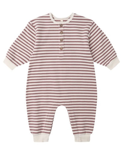 RELAXED JUMPSUIT MULBERRY STRIPE