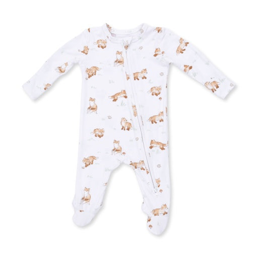 Little Explorer Fox - 2 Way Zipper Footie