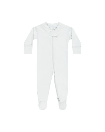 ZIP LONGSLEEVE SLEEPER FOOTIE FOG