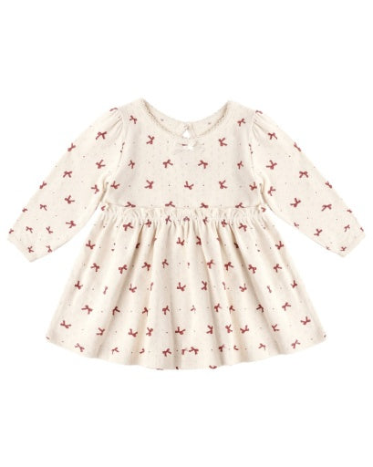 ALDA DRESS RED BOWS