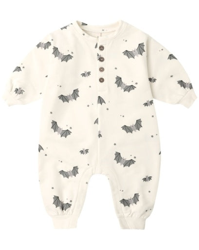 RELAXED FLEECE JUMPSUIT BABY BATS