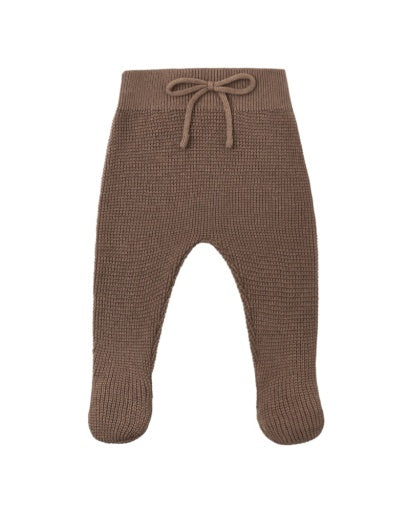FOOTED KNIT PANT COCOA