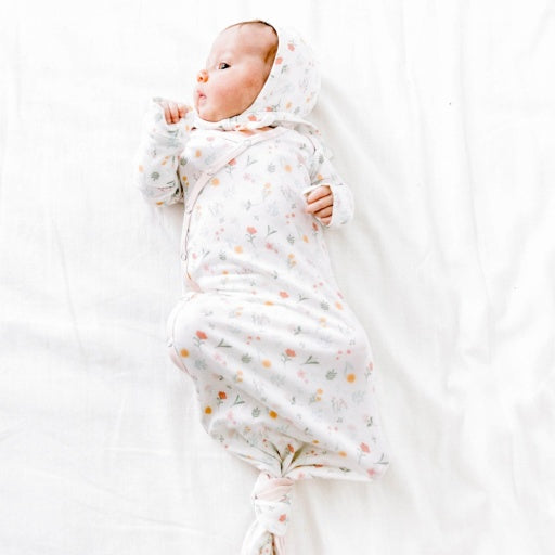 NEWBORN KNOTTED GOWN - MABEL
