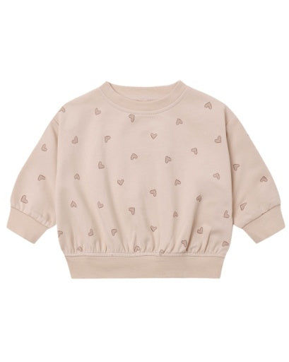 RELAXED SWEATSHIRT HEARTS