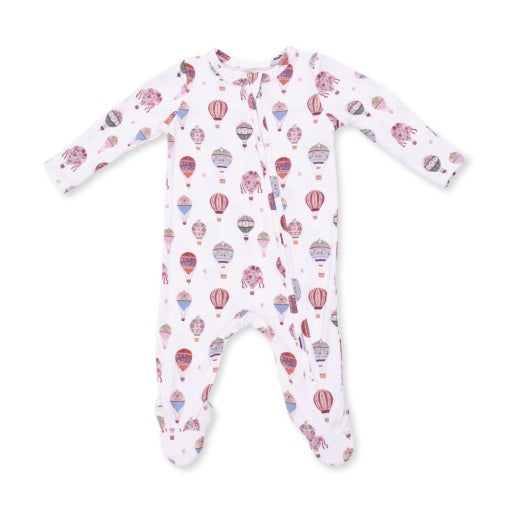 Hot Air Balloon - 2 Way Zipper Footie
