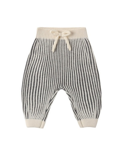 CHUNKY KNIT PANT MIDNIGHT STRIPE