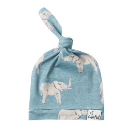 TOP KNOT HAT - PEANUT