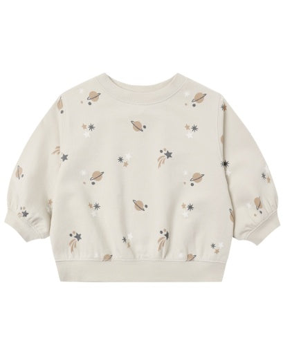 OVERSIZED CREW SWEATSHIRT SPACE