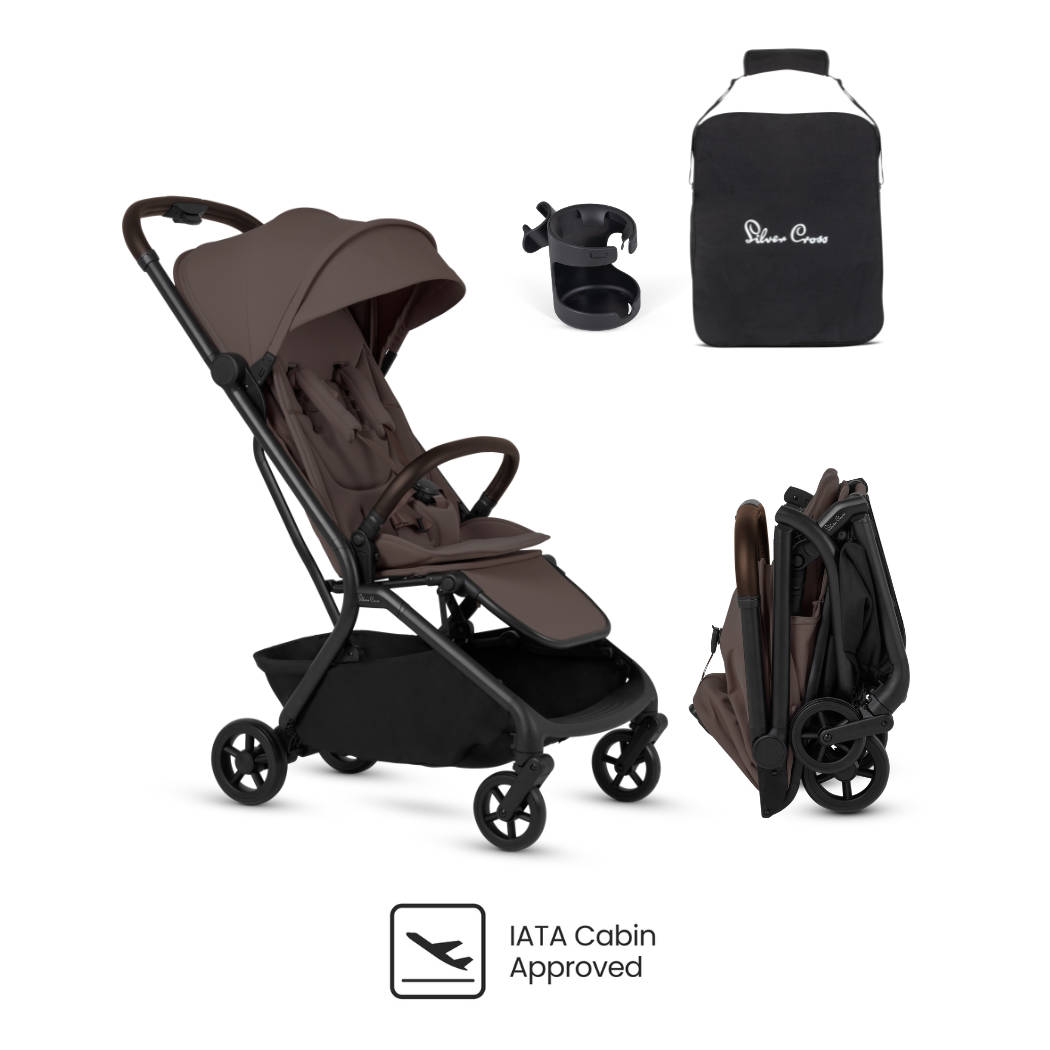 Silver Cross Nia Compact Travel Stroller Bundle