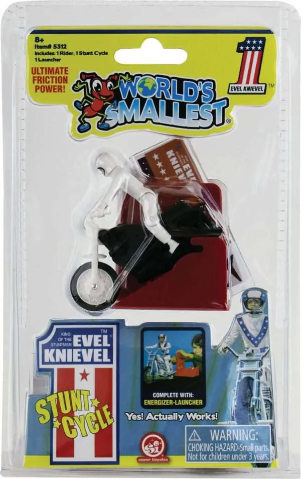 World's Smallest Evil Knievel Stunt Cycle