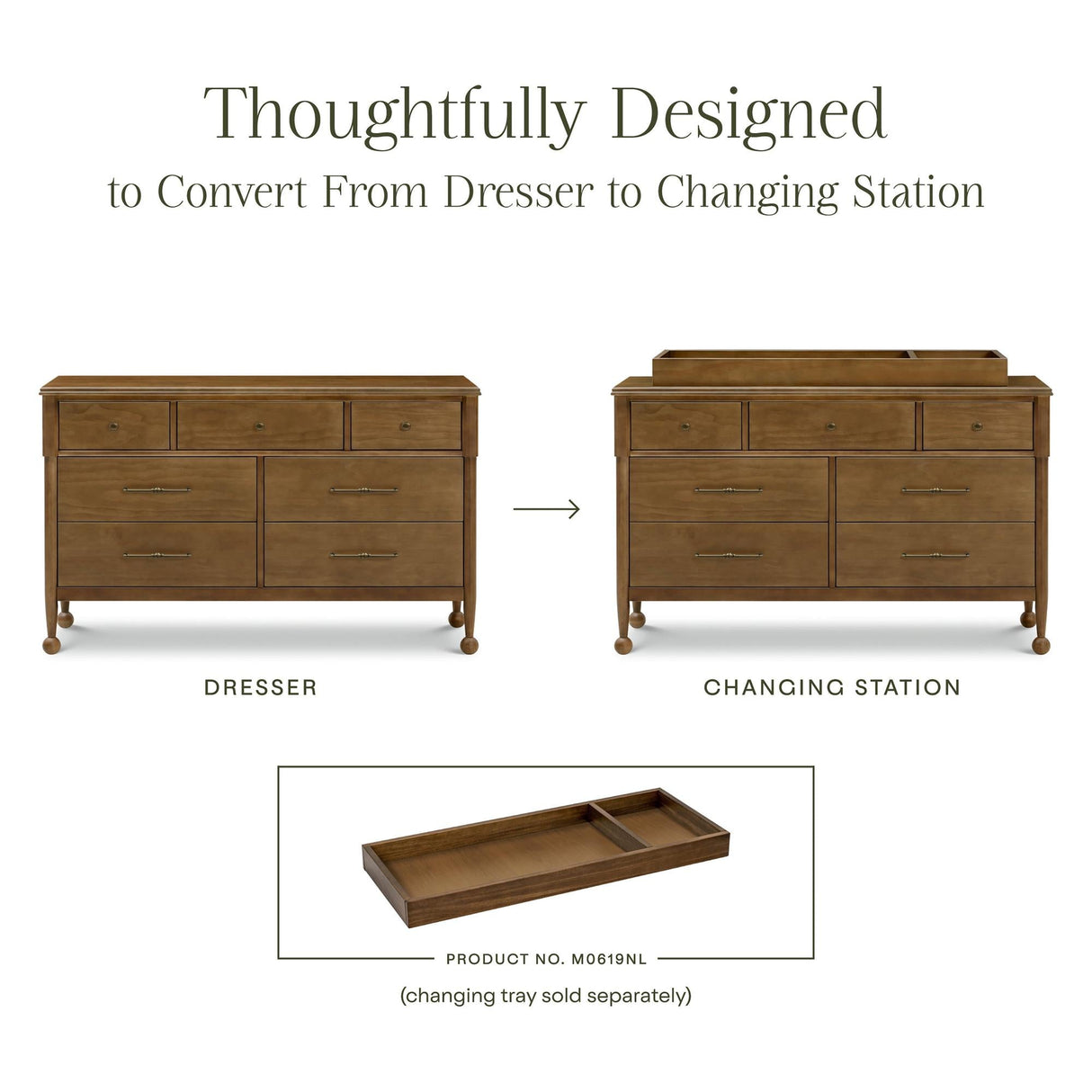 Namesake Alouette 7-Drawer Wide Dresser (56”)