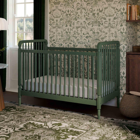 Namesake Liberty 3-in-1 Convertible Spindle Crib with Toddler Bed Conversion Kit