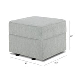 Namesake Willa-Alden Gliding Ottoman