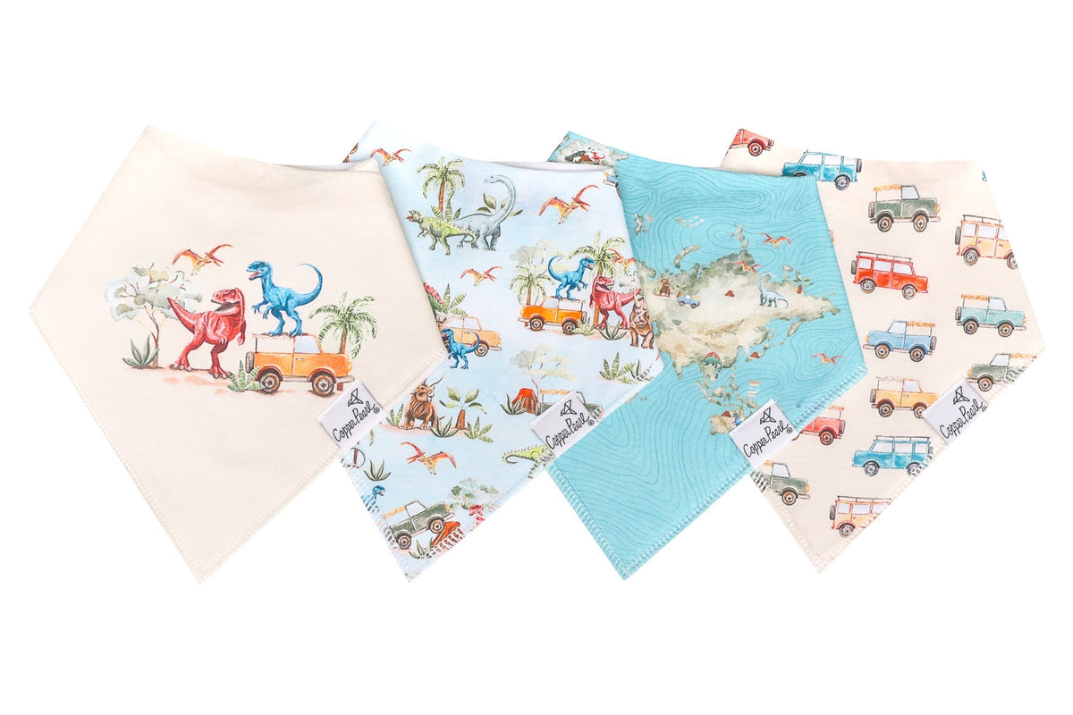 4 Pack Baby Bandana Bibs