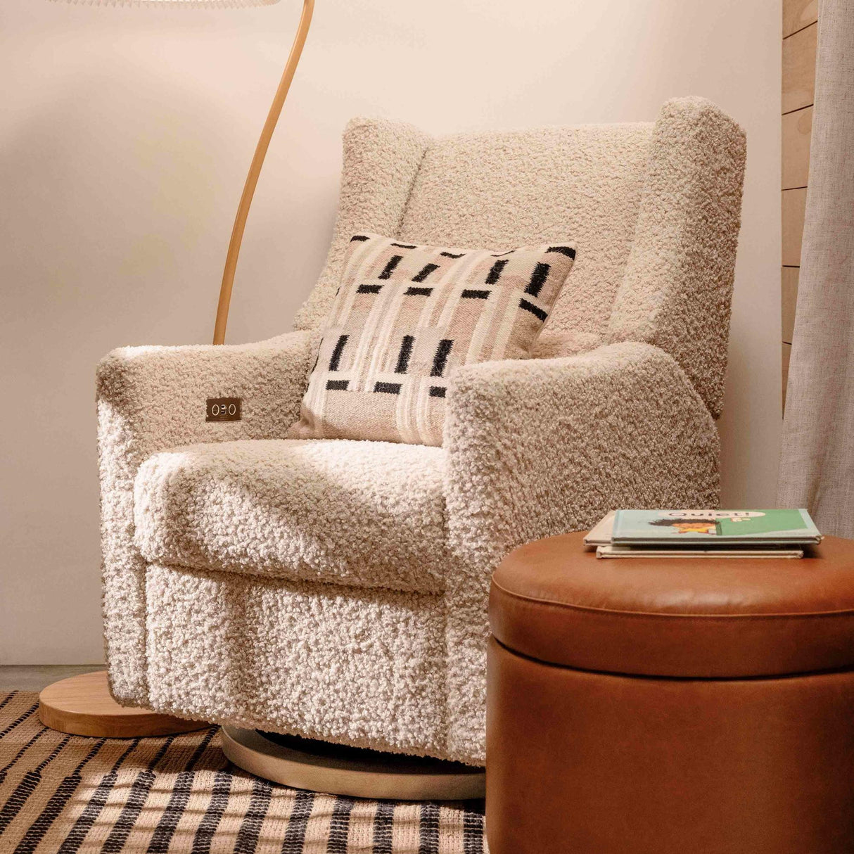 Babyletto Kiwi Electronic Recliner and Swivel Glider with USB port