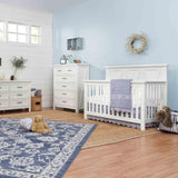 Monogram by Namesake Emory Farmhouse 4-in-1 Convertible Crib