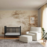 Namesake Crawford Pillowback Chair and a Half Comfort Swivel Glider