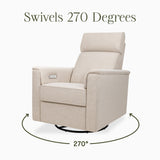 Namesake Willa Plus Power Glider Recliner + Power Headrest