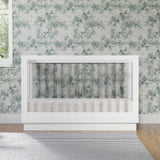 Babyletto Harlow Acrylic 3-in-1 Convertible Crib with Toddler Bed Conversion Kit