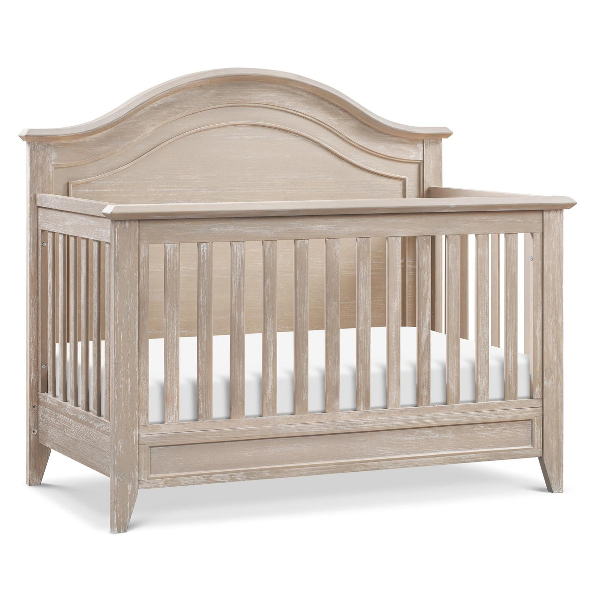 Monogram by Namesake Barrow Rustic 4-in-1 Convertible Curve Top Crib