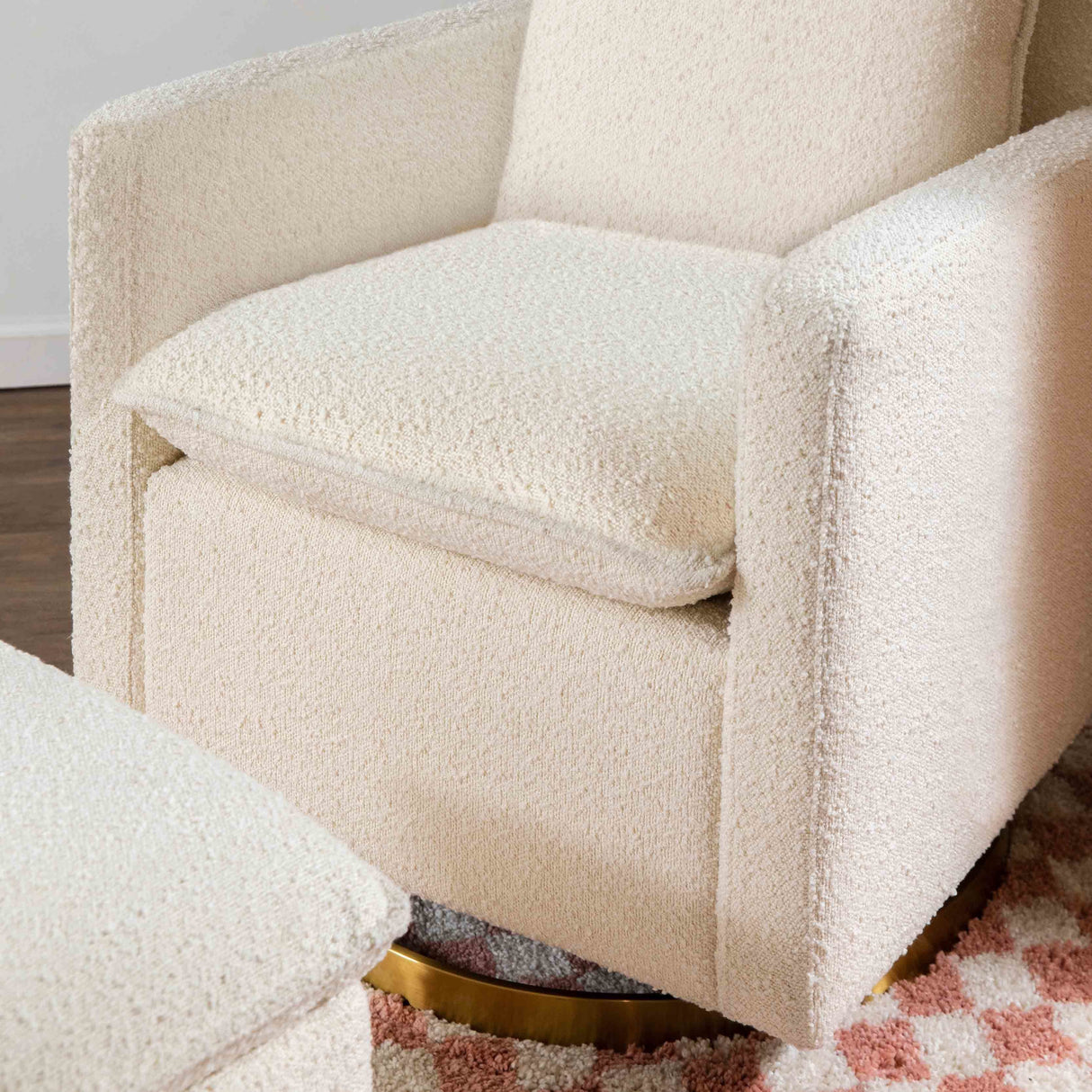 Babyletto Cali Pillowback Swivel Glider