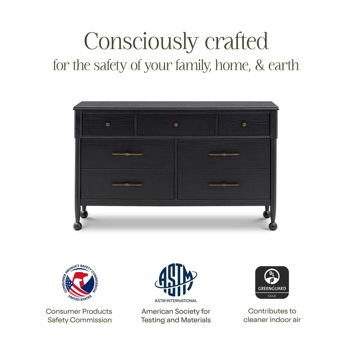 Namesake Alouette 7-Drawer Wide Dresser (56”)